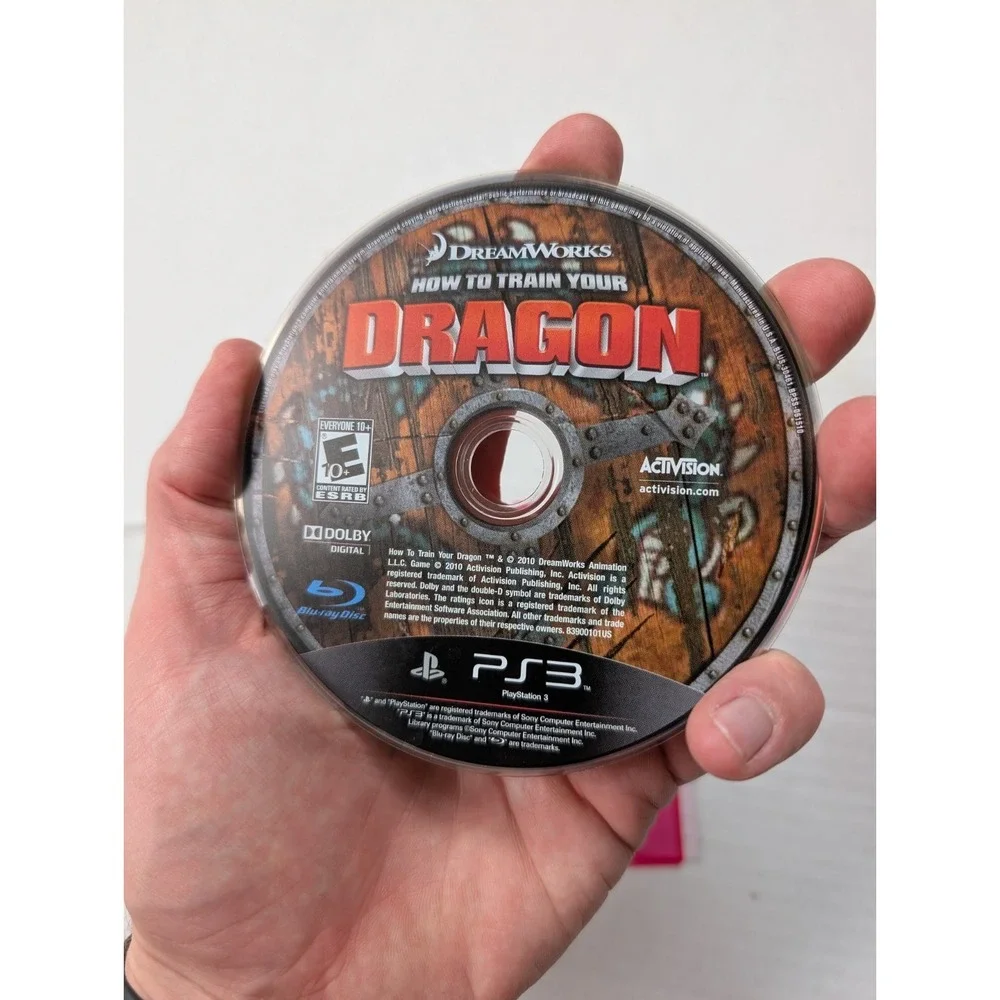 How to Train Your Dragon DISC ONLY Sony PS3 PlayStation 3 Tested Working 2010